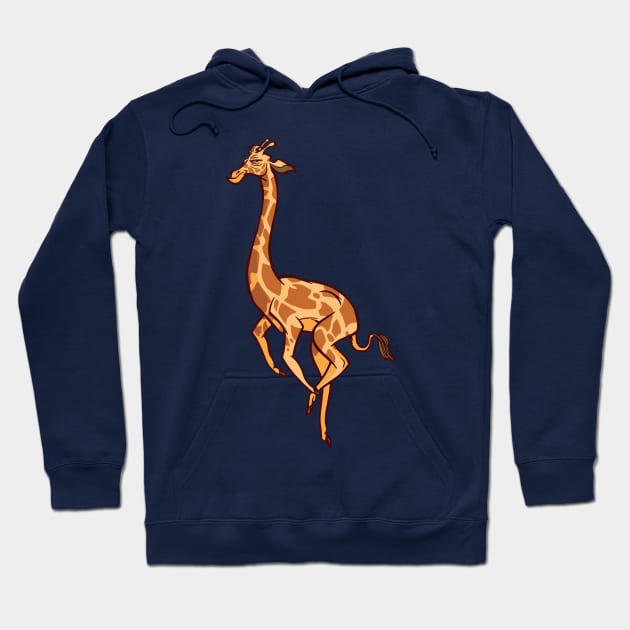 Giraffe lover funny kids Hoodie by Midoart